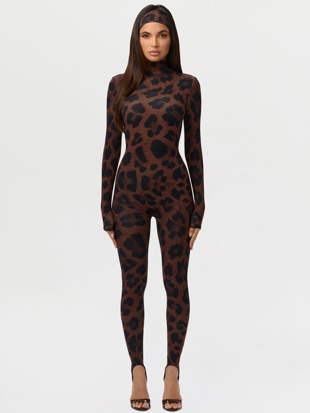 NAKED PRINT STIRRUP JUMPSUIT 🖤